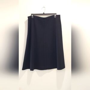 Plus Size Basic Black Skirt